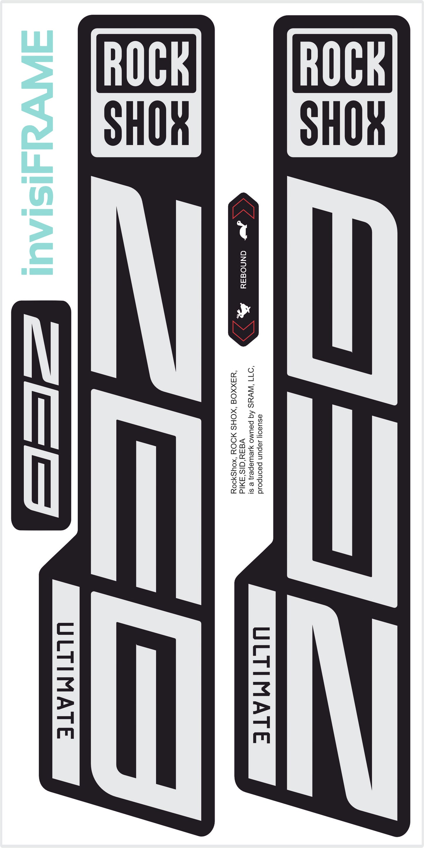 Rock Shox ZEB Ultimate 2023 Decals