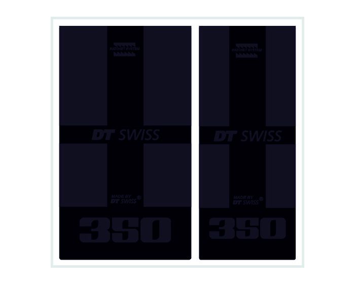 DT Swiss 350 Boost Hub Decals