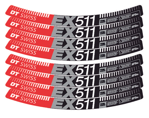 DT Swiss EX511 (8 Decals)