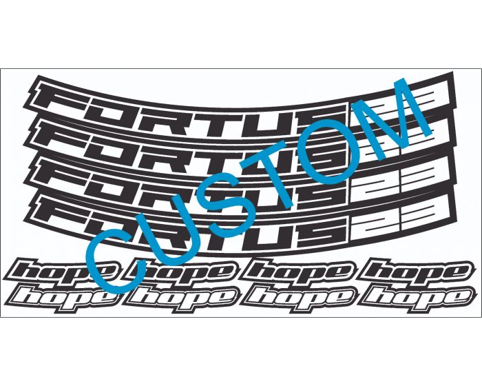 Hope Fortus 23 27.5 Pro 4 Decals