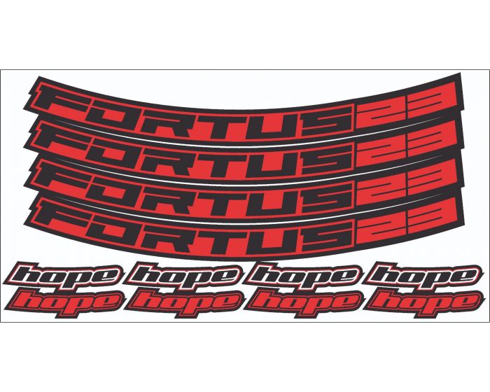 Hope Fortus 23 27.5 Pro 4 Decals