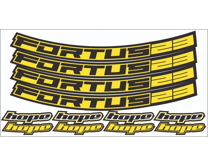 Hope Fortus 23 27.5 Pro 4 Decals