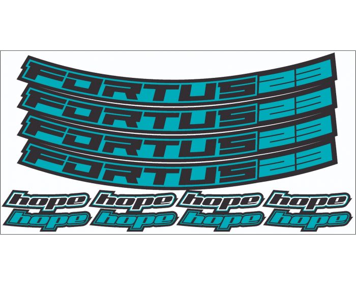 Hope Fortus 23 27.5 Pro 4 Decals