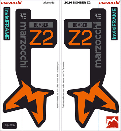 Marzocchi Bomber Z2 eOptimized 2024 Decals