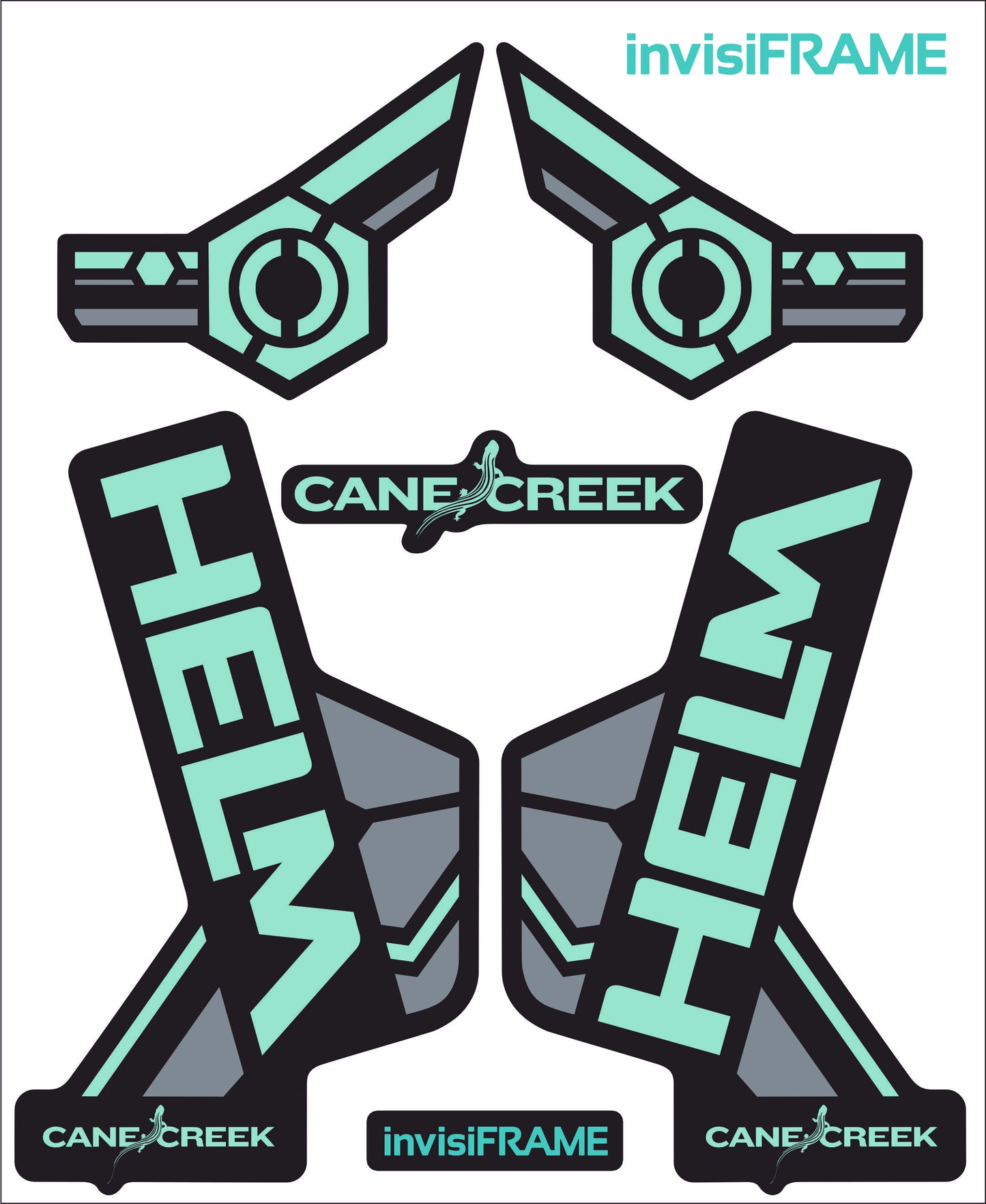 Cane Creek Helm Fork Decals 2018-2019-2020