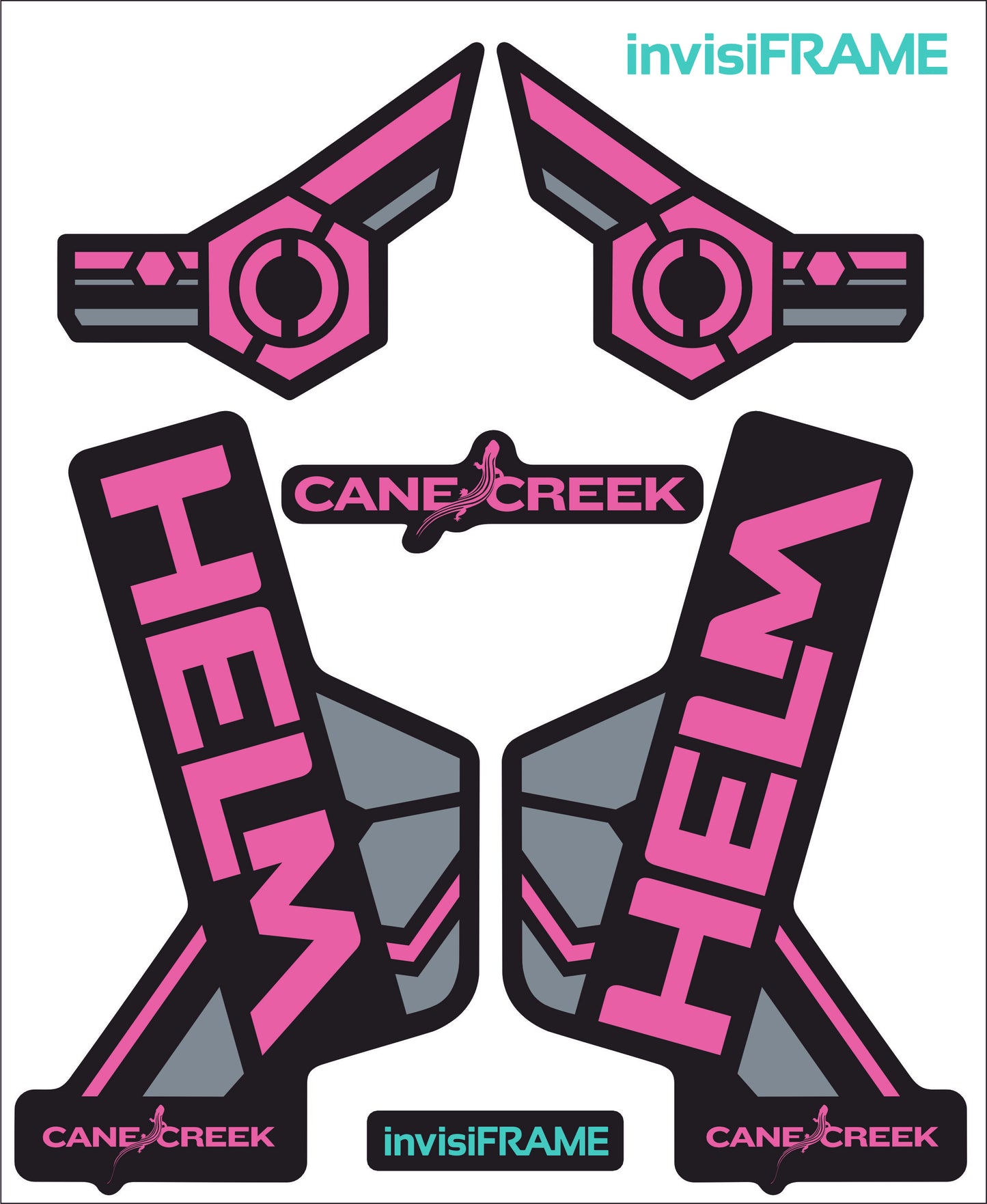 Cane Creek Helm Fork Decals 2018-2019-2020
