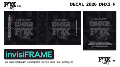 Fox DHX2 Factory 2026 Decals