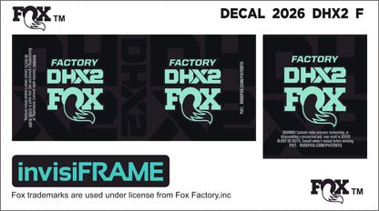 Fox DHX2 Factory 2026 Decals