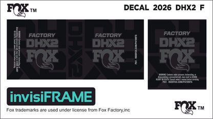 Fox DHX2 Factory 2026 Decals