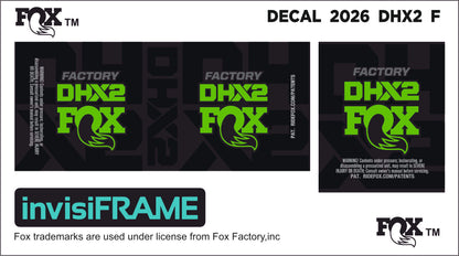 Fox DHX2 Factory 2026 Decals