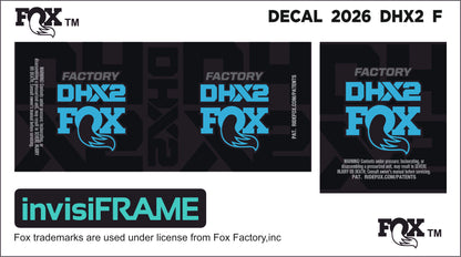 Fox DHX2 Factory 2026 Decals
