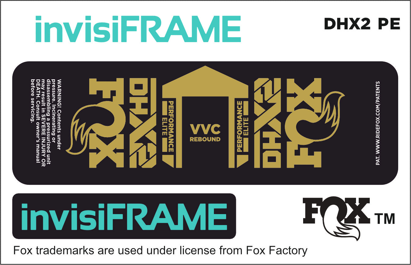 Fox DHX2 Performance Elite 2021 decals