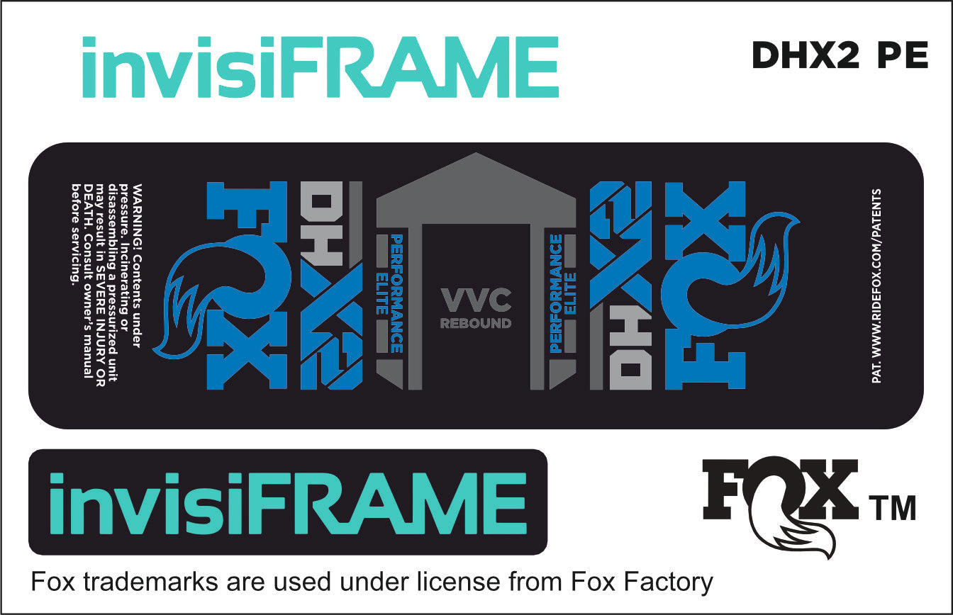Fox DHX2 Performance Elite 2021 decals