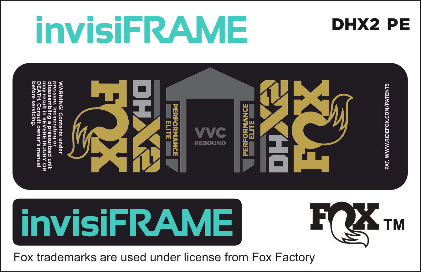 Fox DHX2 Performance Elite 2021 decals