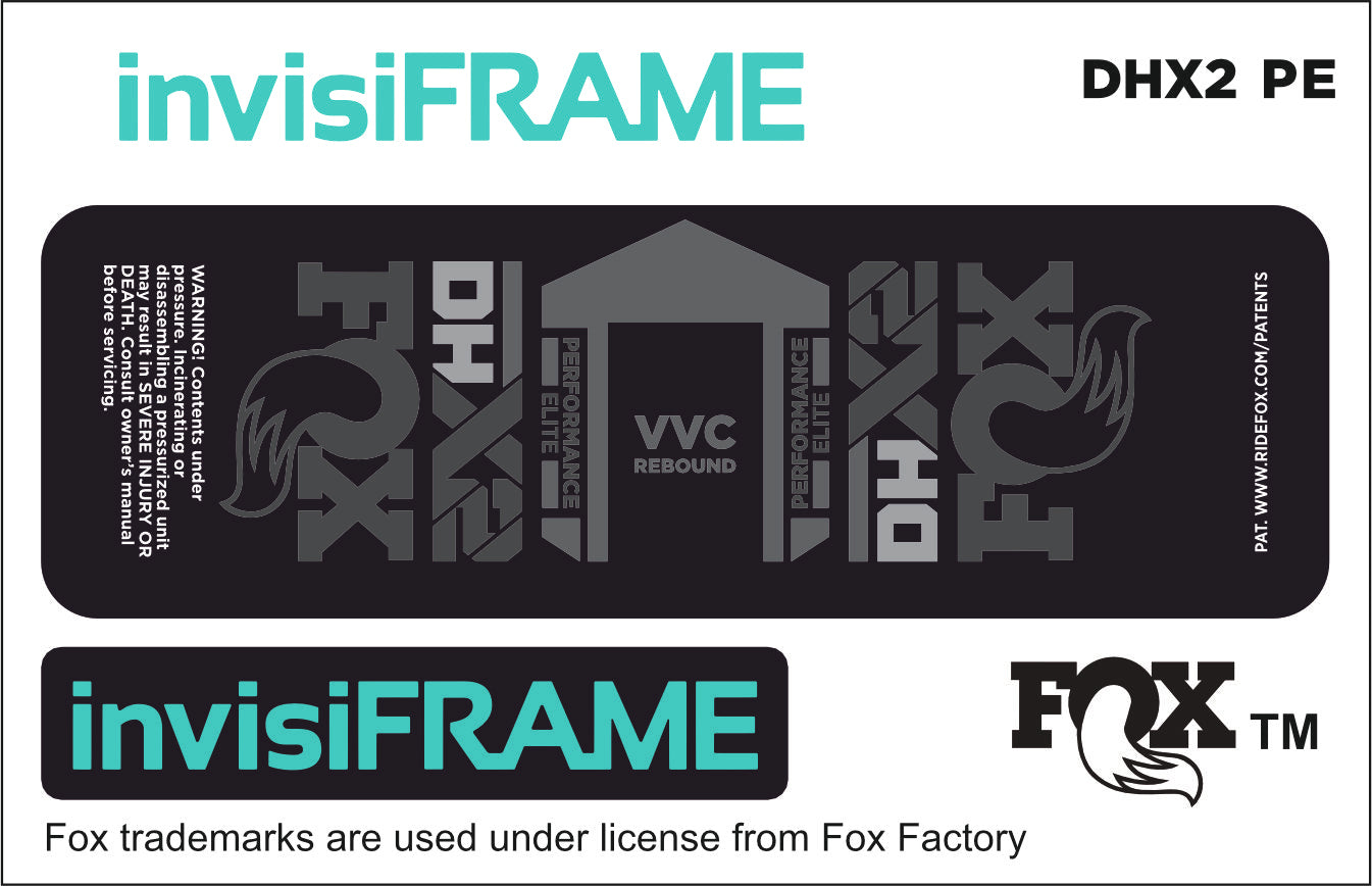 Fox DHX2 Performance Elite 2021 decals