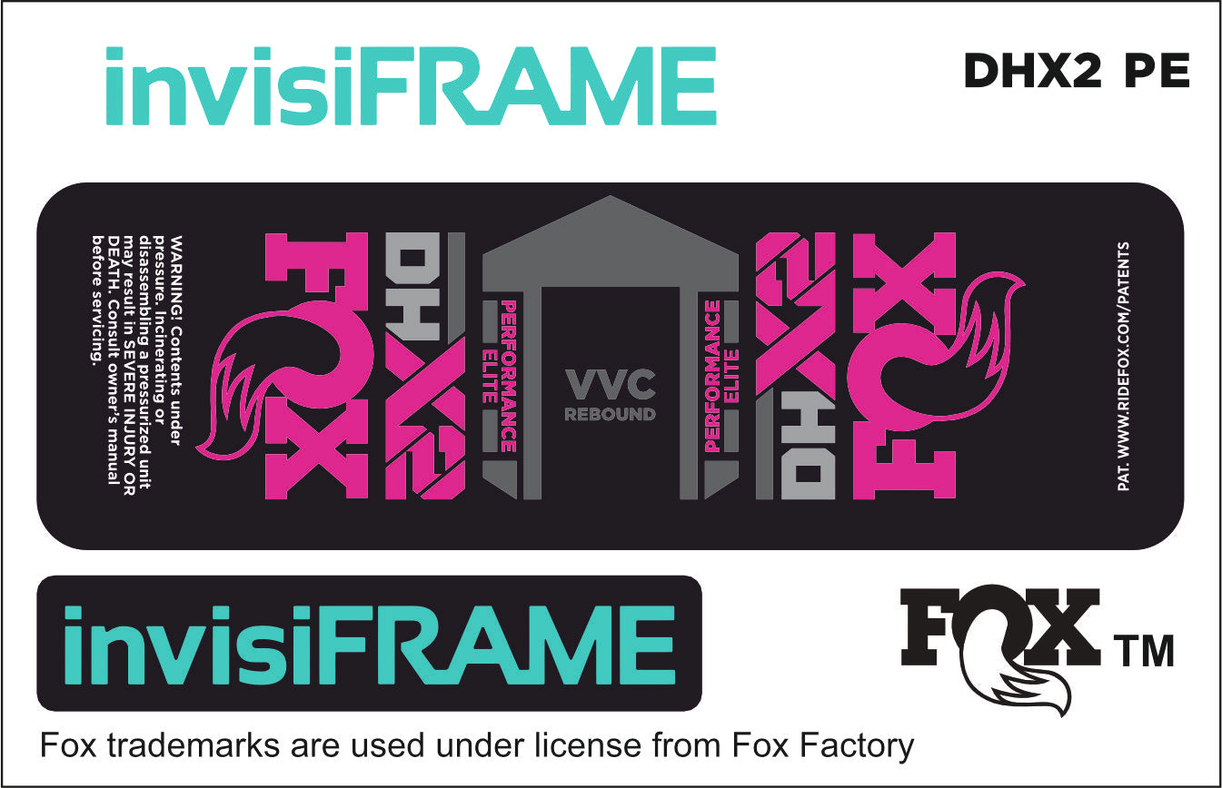 Fox DHX2 Performance Elite 2021 decals