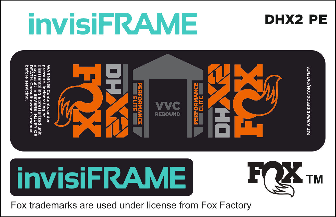 Fox DHX2 Performance Elite 2021 decals