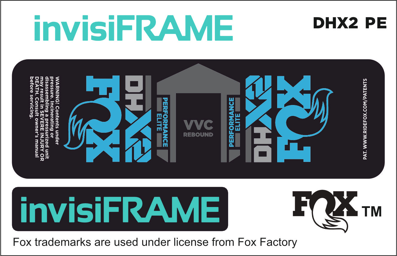 Fox DHX2 Performance Elite 2021 decals