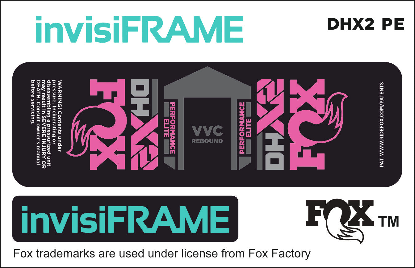 Fox DHX2 Performance Elite 2021 decals