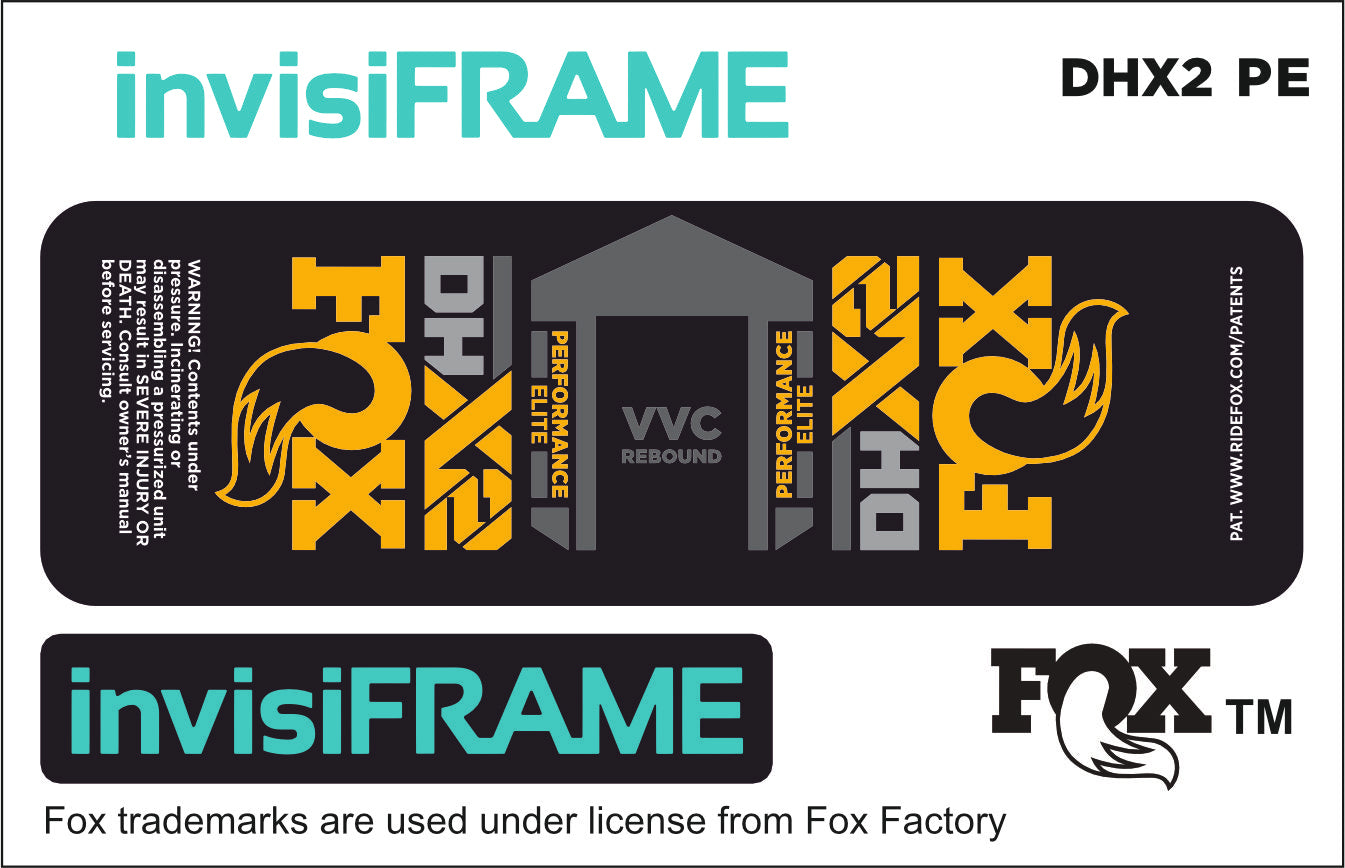 Fox DHX2 Performance Elite 2021 decals