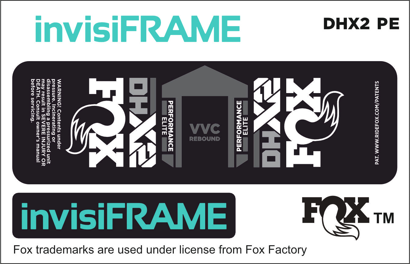Fox DHX2 Performance Elite 2021 decals