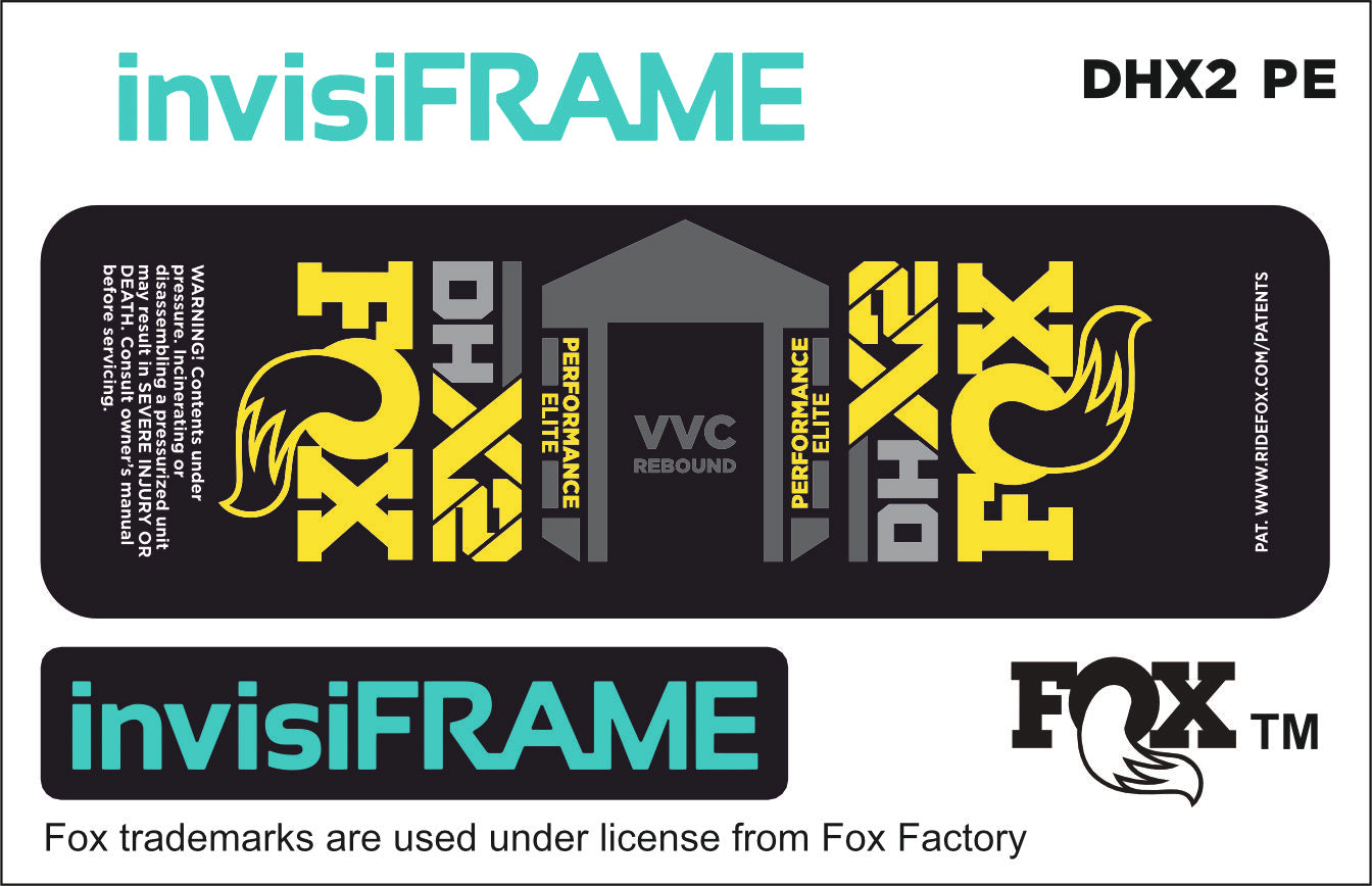 Fox DHX2 Performance Elite 2021 decals