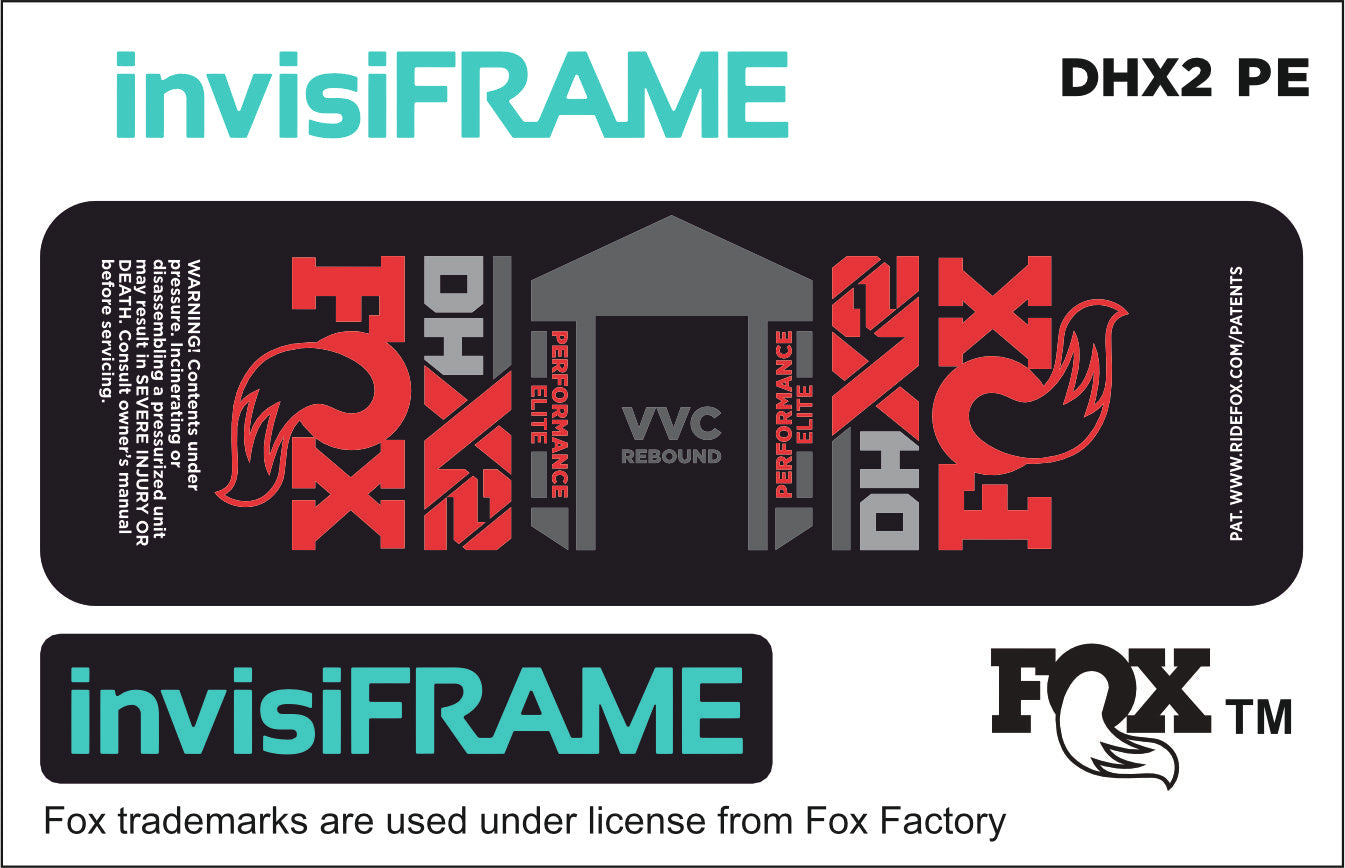 Fox DHX2 Performance Elite 2021 decals