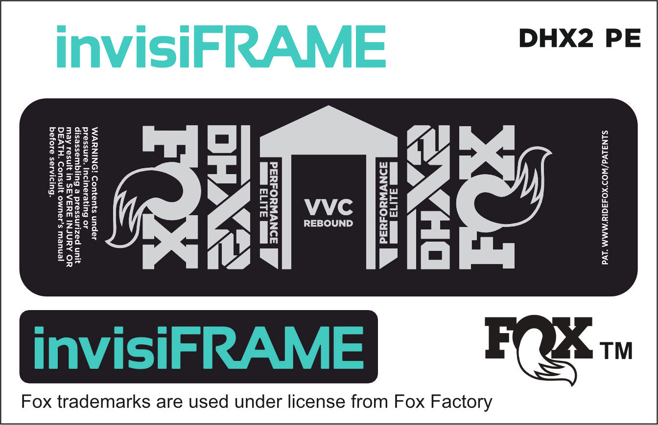 Fox DHX2 Performance Elite 2021 decals