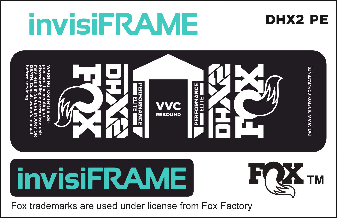 Fox DHX2 Performance Elite 2021 decals