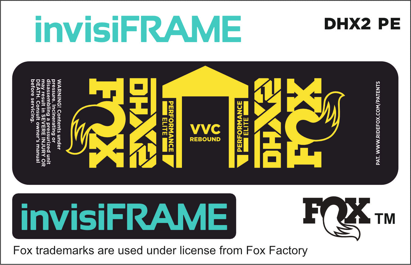 Fox DHX2 Performance Elite 2021 decals