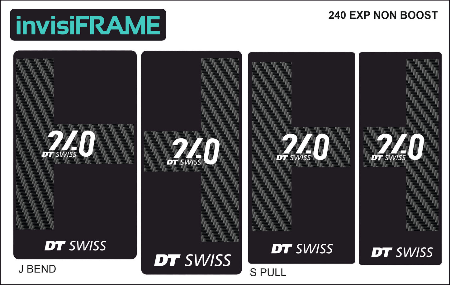 DT Swiss 240 EXP Non Boost Hub Decals