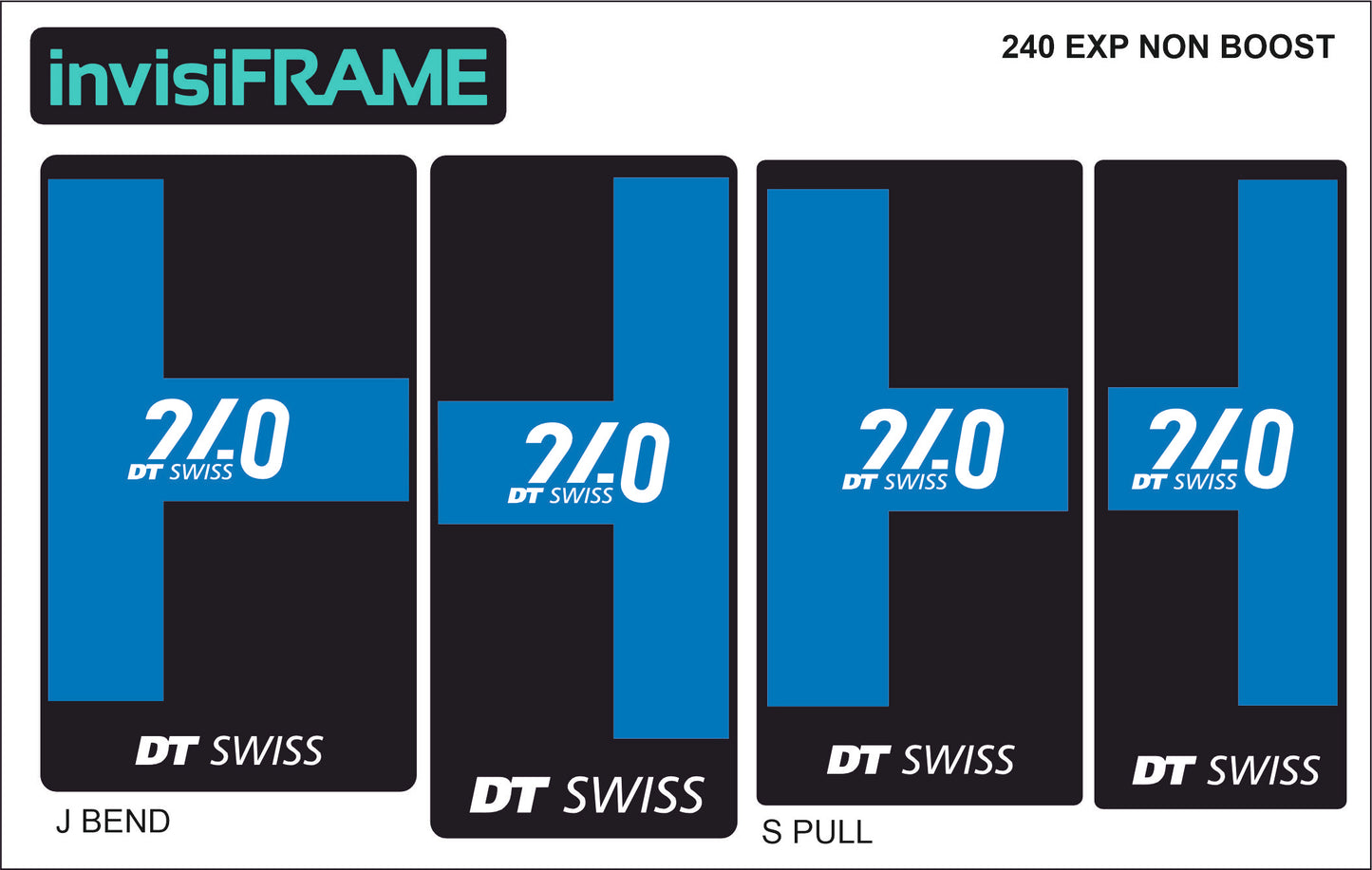 DT Swiss 240 EXP Non Boost Hub Decals