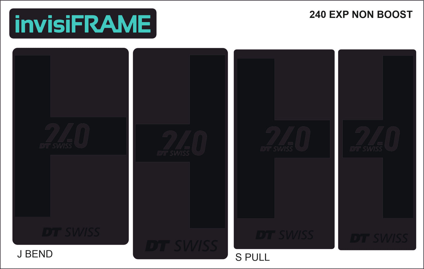 DT Swiss 240 EXP Non Boost Hub Decals