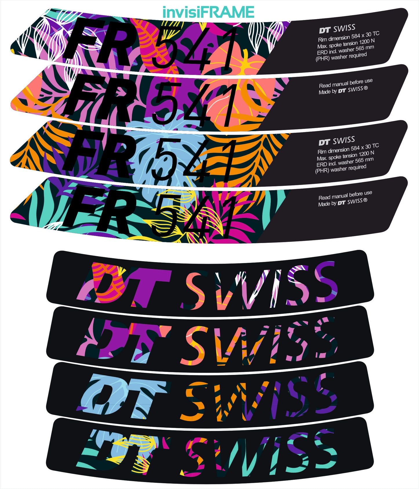 DT Swiss FR541 DECALS