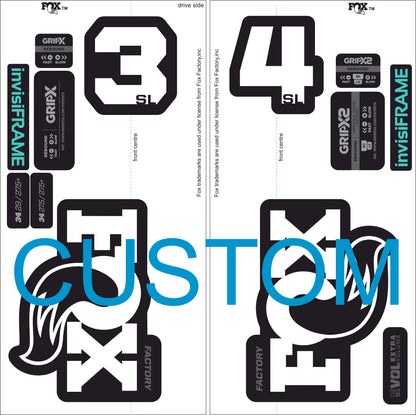 Fox 34 SL Factory 2026 DECALS