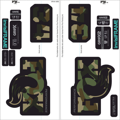 Fox 34 SL Performance 2026 DECALS