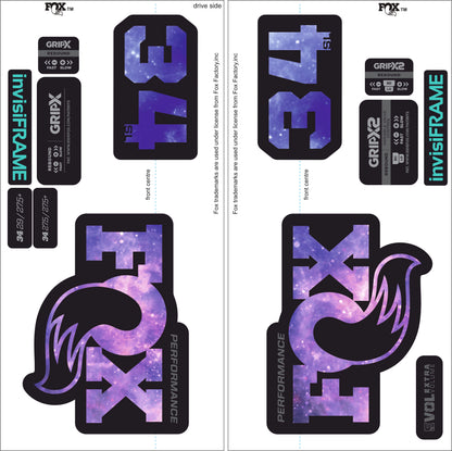 Fox 34 SL Performance 2026 DECALS