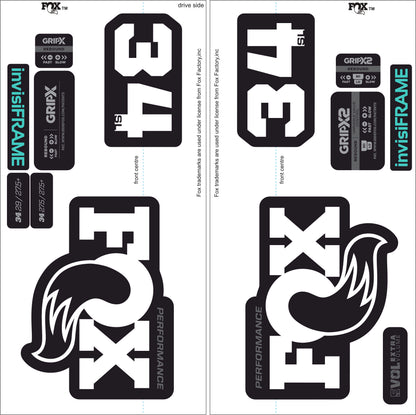 Fox 34 SL Performance 2026 DECALS