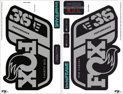 Fox 36 performance 2021 E Bike Decals