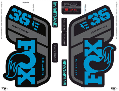 Fox 36 performance 2021 E Bike Decals