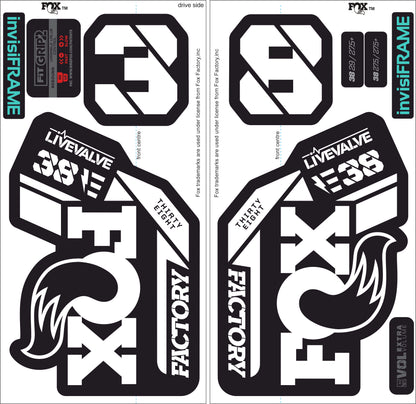 Fox 38 Factory E Bike Live Valve 2021 Decals