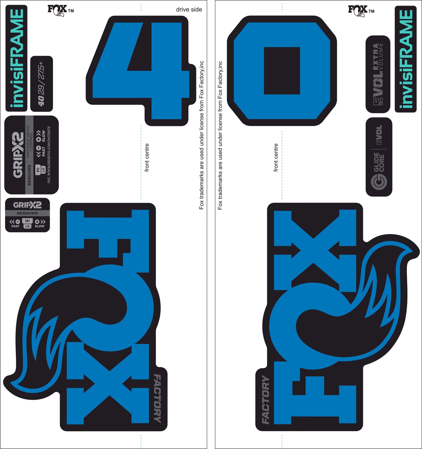 Fox 40 Factory 2027 Decals