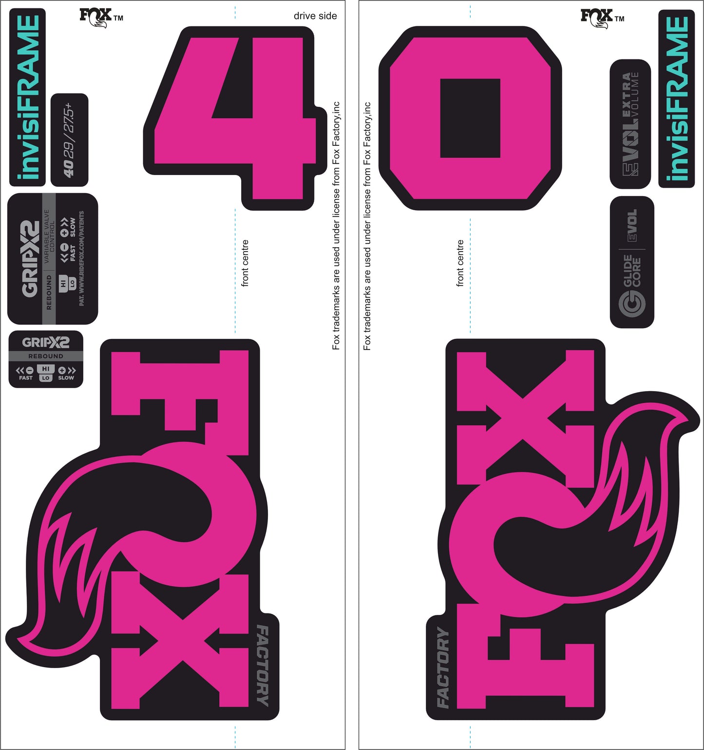 Fox 40 Factory 2027 Decals