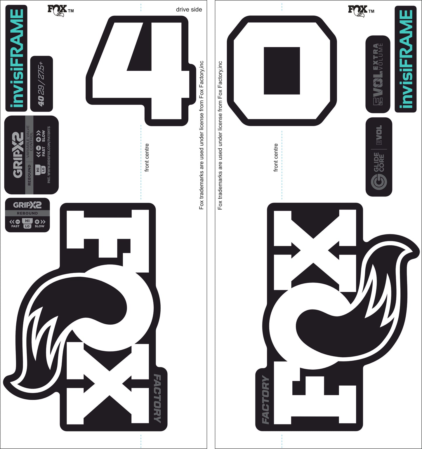 Fox 40 Factory 2027 Decals