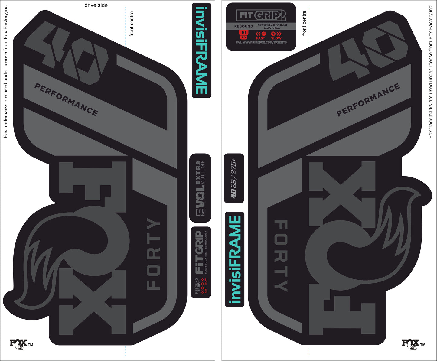 Fox 40 Performance 2021 Decals