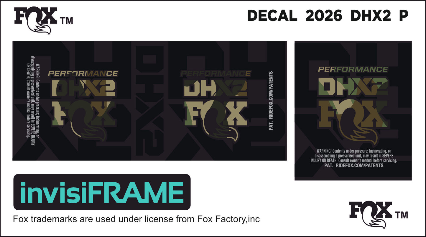 Fox DHX2 Performance 2026 Decals