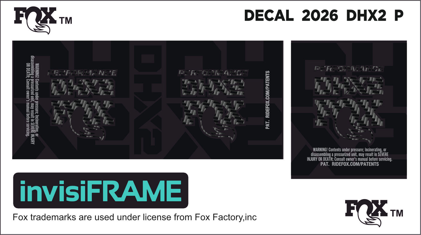 Fox DHX2 Performance 2026 Decals