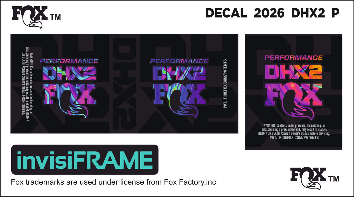 Fox DHX2 Performance 2026 Decals