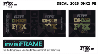 Fox DHX2 Performance 2026 Elite Decals
