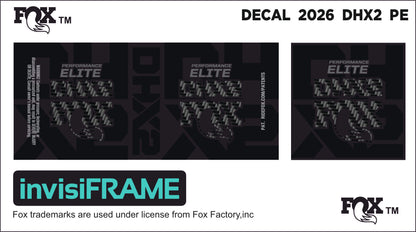 Fox DHX2 Performance 2026 Elite Decals